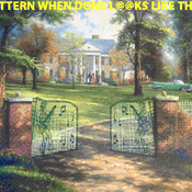 kinkade Graceland Cross Stitch Pattern***L@@K***Buyers Can Download Your Pattern As Soon As They Complete The Purchase
