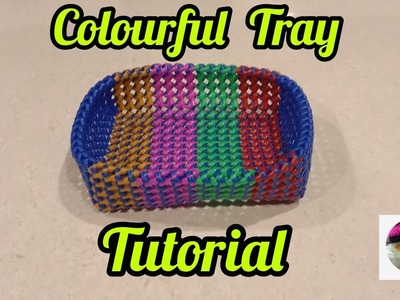 M.k.Plastic Wire Works ( COLOURFUL TRAY - TUTORIAL )
