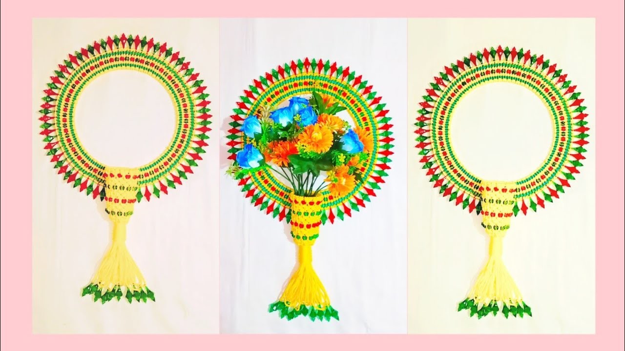 Macrame circle flower wall hanger #diy#handmade #diy Macrem tutorial #diy wall decorideas