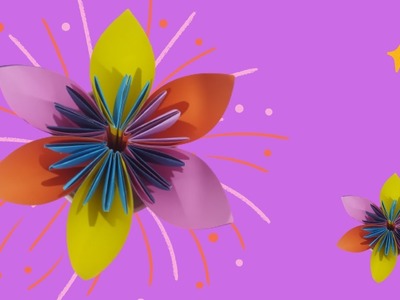 Origami flower: Easy paper flower tutorial ???? DIY.