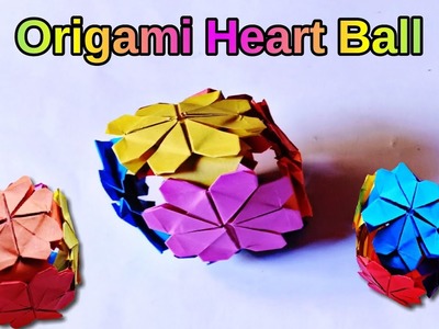 Origami Heart Ball|home decor craft idea|Rose Creation
