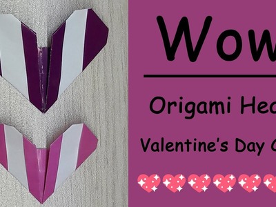 Origami Heart Tutorial???????? |Valentine's Day Craft????|Easy Oriami????| Handmade Gift Ideas|Origami For Kids????