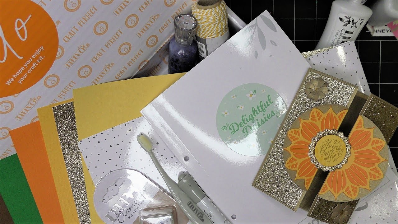 Tonic Studios Craft Kit #63, January 2023 Kit: Delightful Daisies Gatefold Card Creator Tutorial!