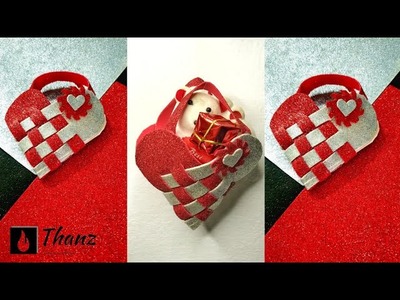 Valentines Day Decor 2023 Cutie Heart bag Tutorial |  Thanz Craft And Design|