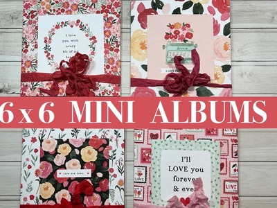 6x6 Mini Albums Tutorial ❤️ VALENTINE’S HAPPY MAIL IDEAS SERIES ????