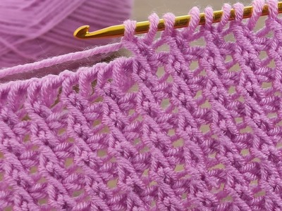 Amazing???? * Super Easy Tunisian Crochet Baby Blanket For Beginners online Tutorial* #Tunisian
