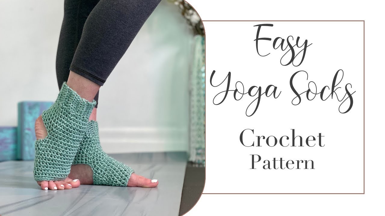 Asana Crochet Yoga Socks Pattern Tutorial