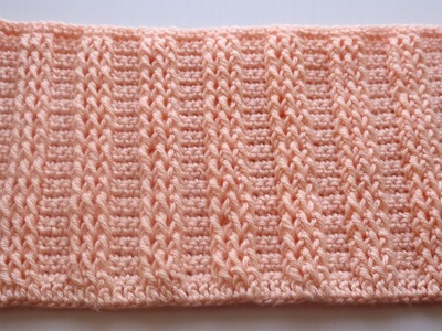 AWESOME ⚡Knit Look Crochet Pattern | Only 2 rows repeat | anyone can crochet it