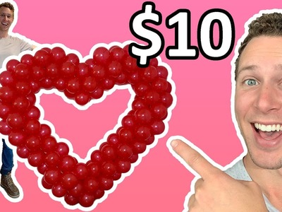 Balloon Heart Arch  (UNDER $10!) DIY How to Tutorial