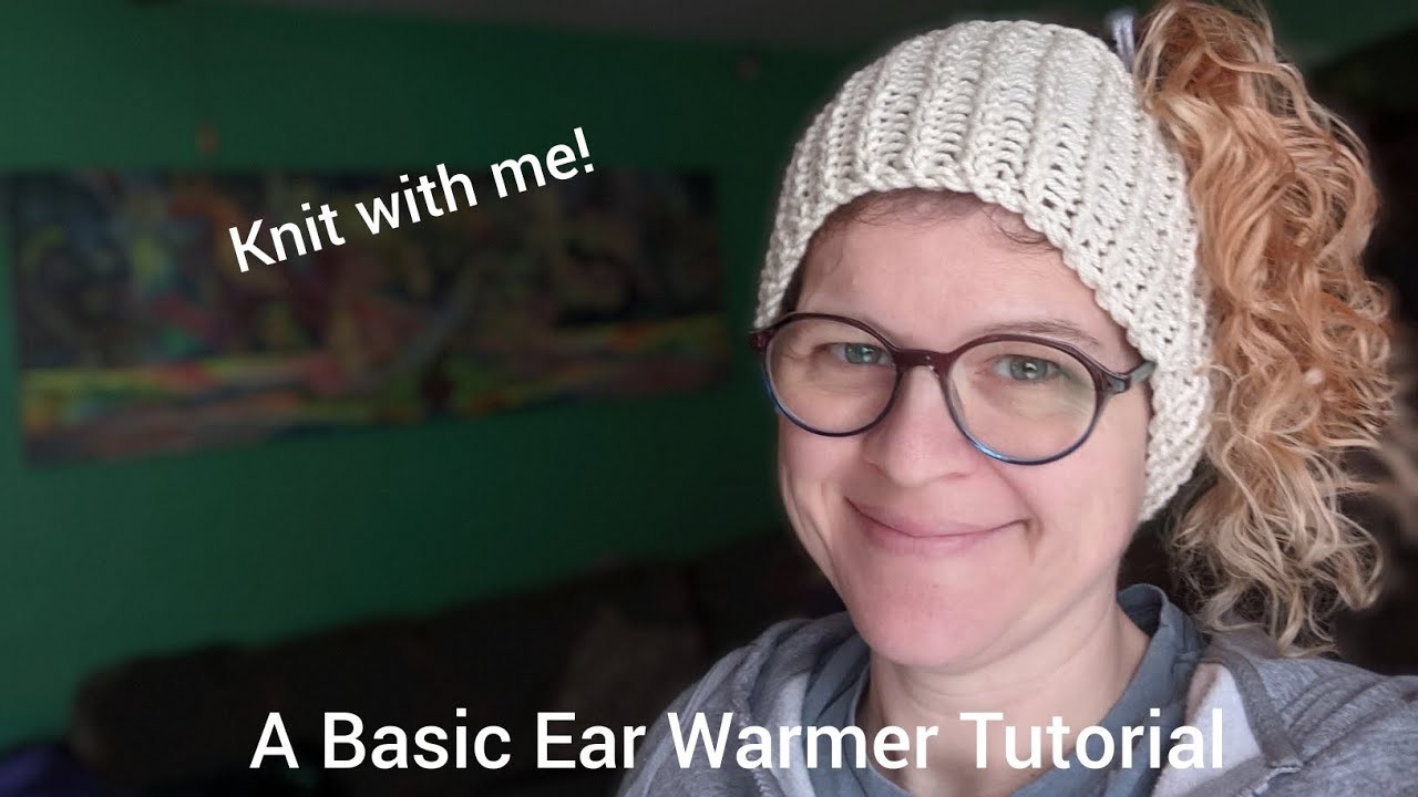 Basic Ear Warmer on Circular Needles | How to Knit a 1x1 Alternating Twisted Rib | FREE TUTORIAL