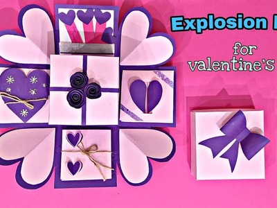 Best explosion box for valentines day tutorial | DIY anniversary gift box | birthday gift idea