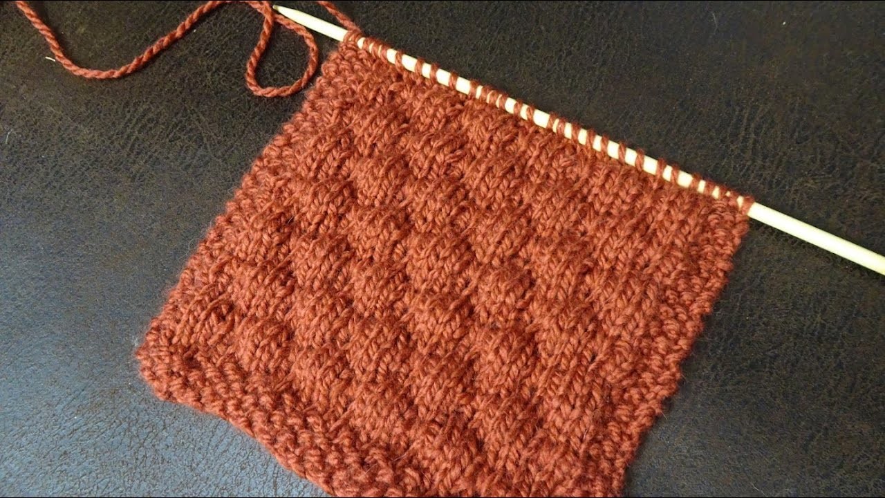 Bubble Stitch - Knitting Pattern (2023)
