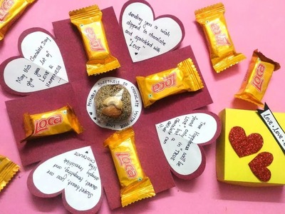 Chocolate Explosion Box Full Tutorial | DIY Gift Idea for Valentine's Day. Birthday@DIYwithMinnie