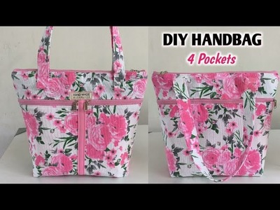 Daily Use Handbag for POCKET LOVERS !!! Tote bag tutorial | Ladies Handbag | Shopping bag | DIY BAGS