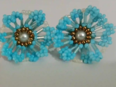 DIY earrings.How to make beaded earrings #putirkaj