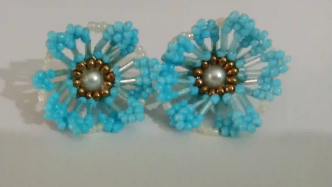 DIY earrings.How to make beaded earrings #putirkaj