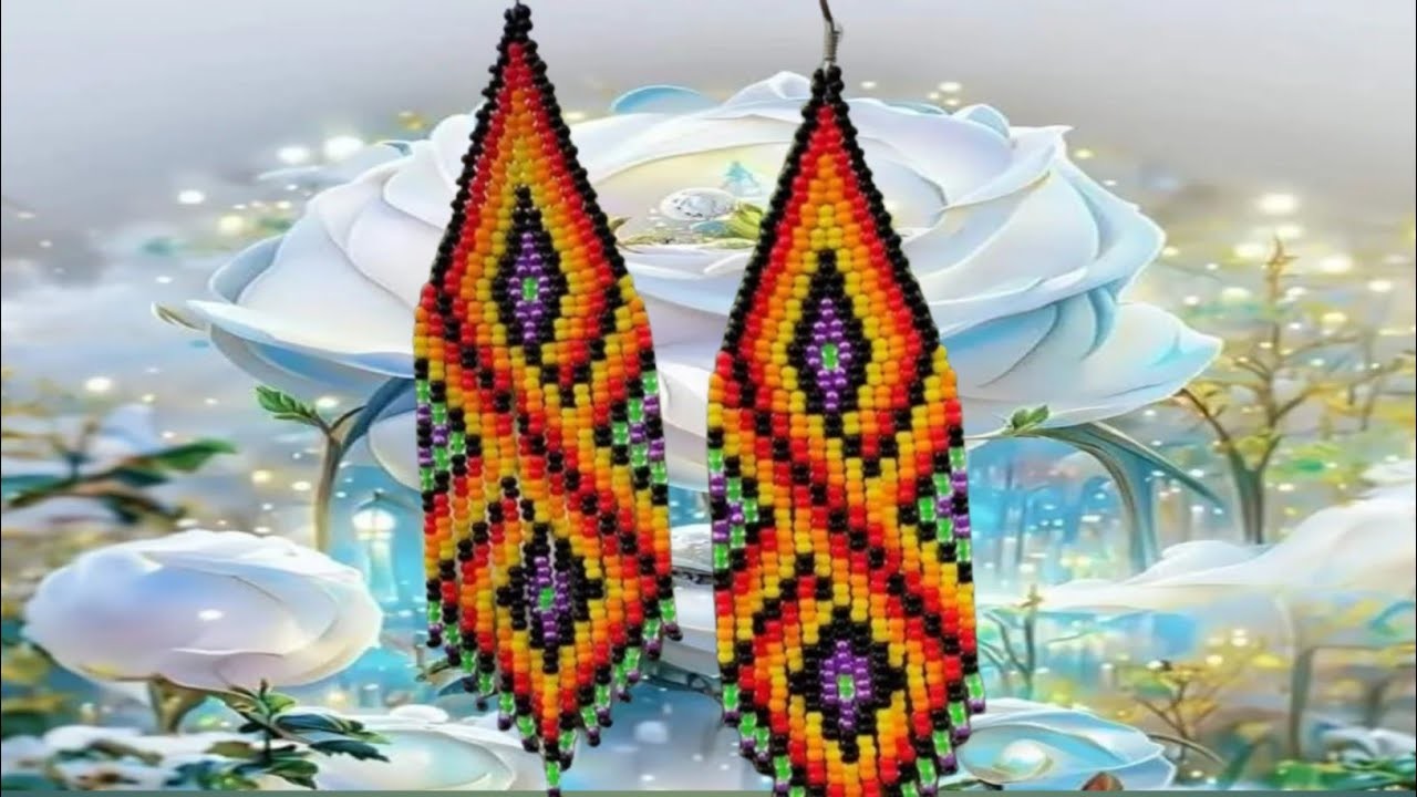 DIY earrings ????how to make beaded earrings #putirkaj.part 3