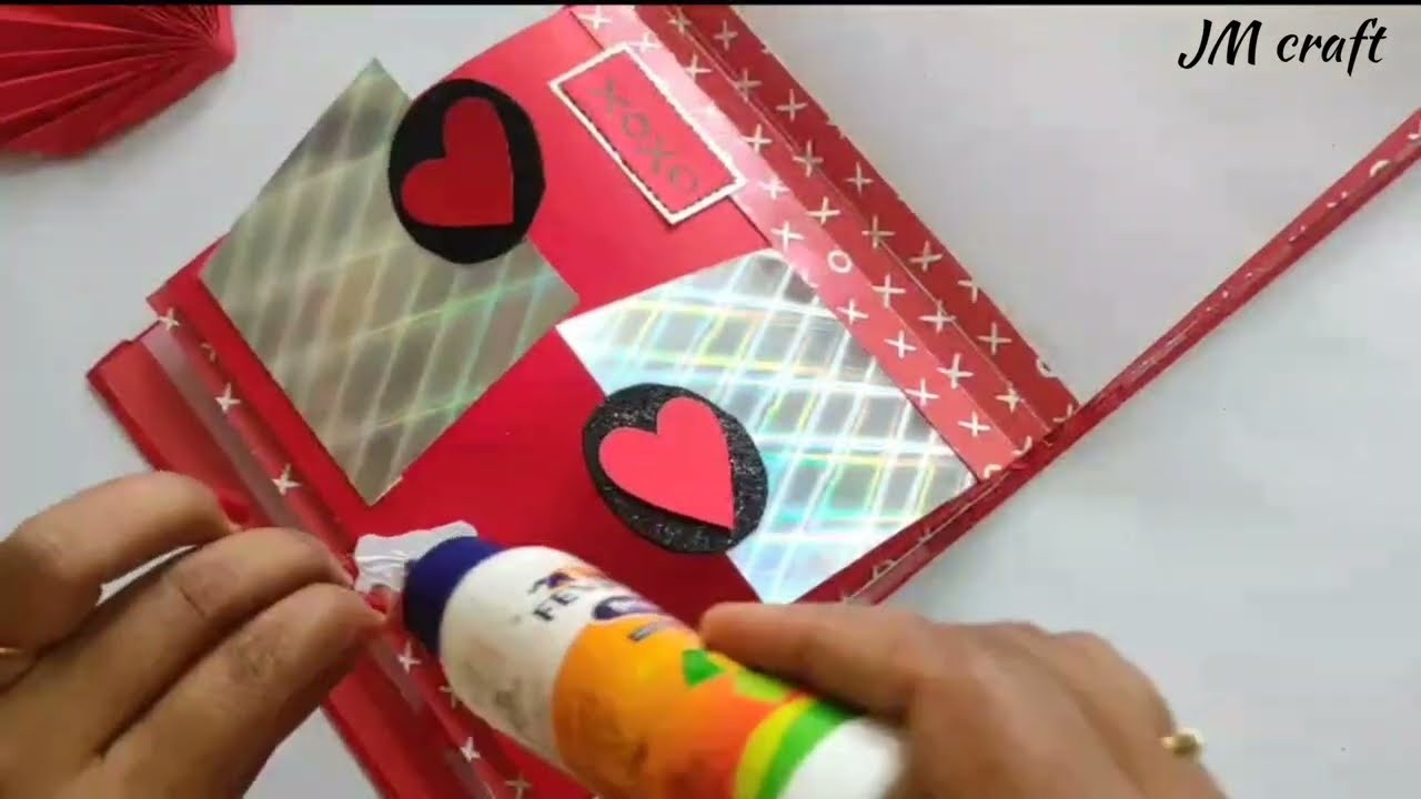DIY Handmade Scrapbook Ideas for Anniversary |Scrapbook for Valentines Day |Complete tutorial