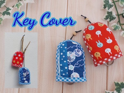 DIY Key Cover. How to make Basic keycover. sewing tutorial. Easy keycover. easy to sewing.