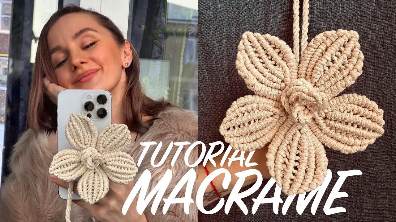 DIY: Macrame Flower with Lace Petals Tutorial