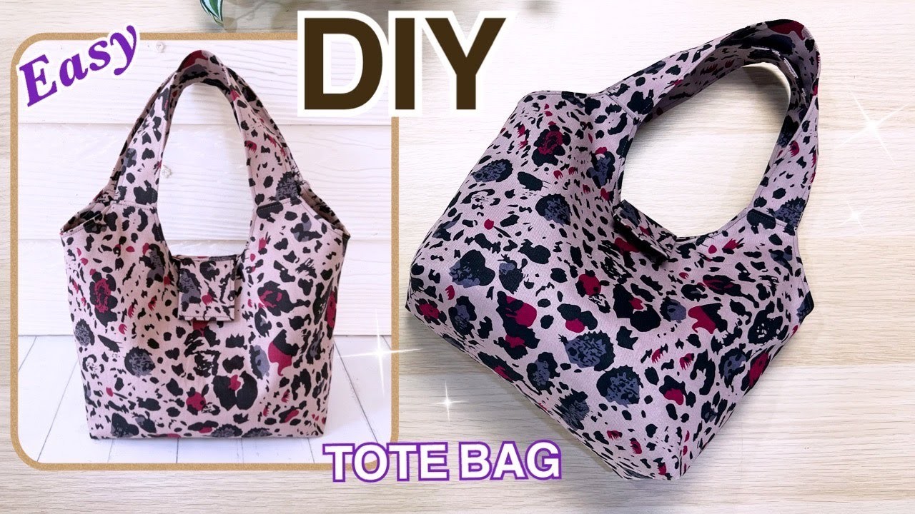 Easy Diy Cute Tote Bag Easy Pattern Sewing Tutorial | How to Make Handbag Sewing Tutorial | diy |