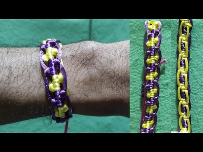 Easy Rope Bracelet Tutorial For Beginners - Simple DIY Rope Bracelet - Simple Macrame Tutorial