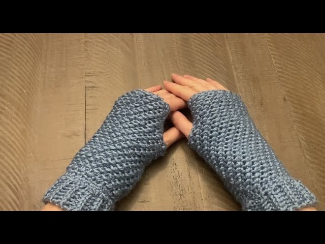 How to crochet fingerless gloves - diy fingerless gloves