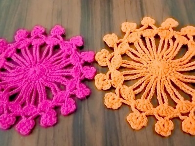 How to make easy design crochet.diy tutorial Beautiful designing for bad sheets, shawls