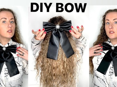 How to make hair bow, bow tutorial, brooch diy sewing tutorial, Bow DIY, fashion diy, Anita Benko