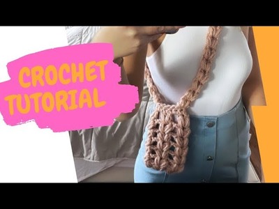 How to make this crochet cell phone bag- Tutorial-Beginner Friendly-DIY
