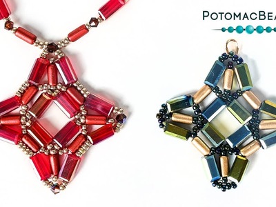 Ingot Star Necklace - DIY Jewelry Making Tutorial by PotomacBeads
