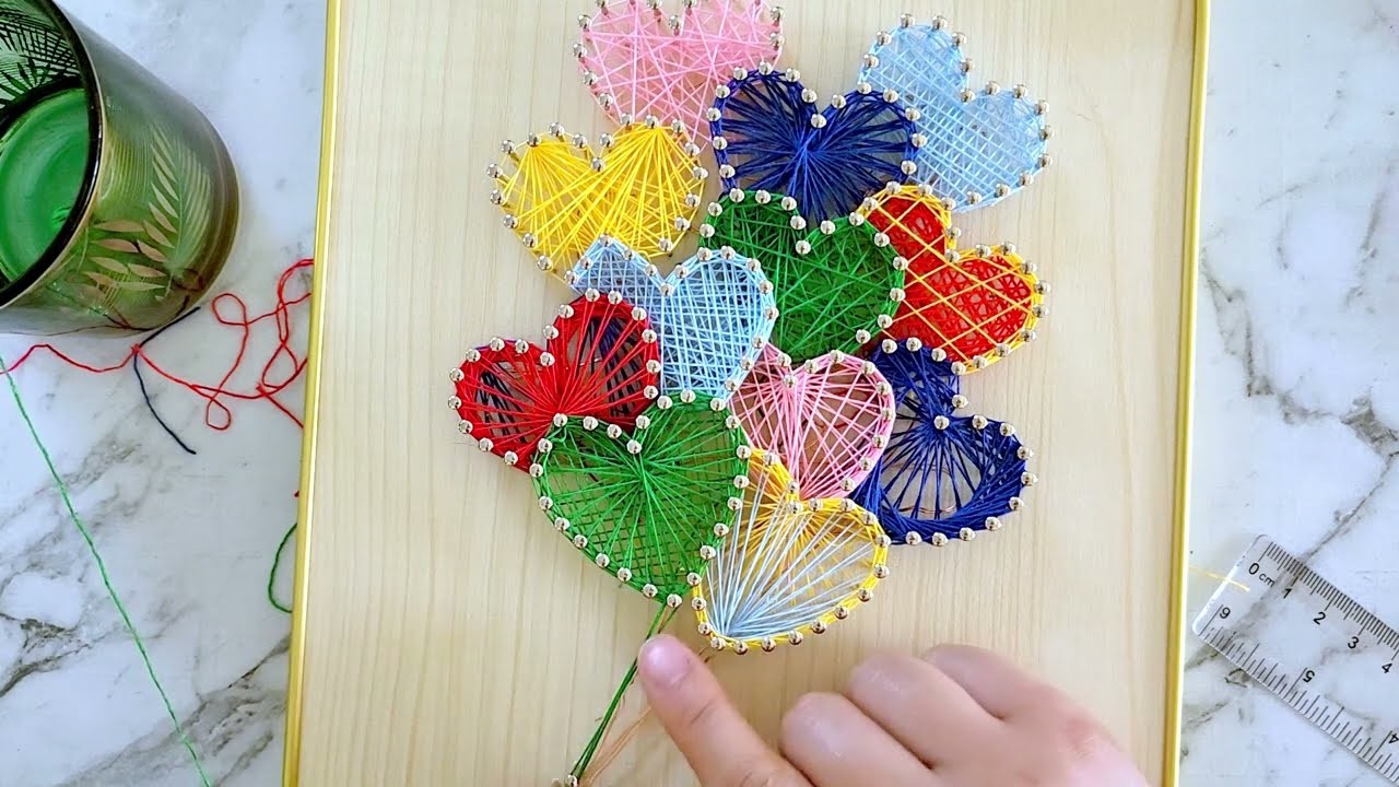 Love's In The Air String Art Tutorial: Create a Romantic String Art House Inspired by the Movie Up