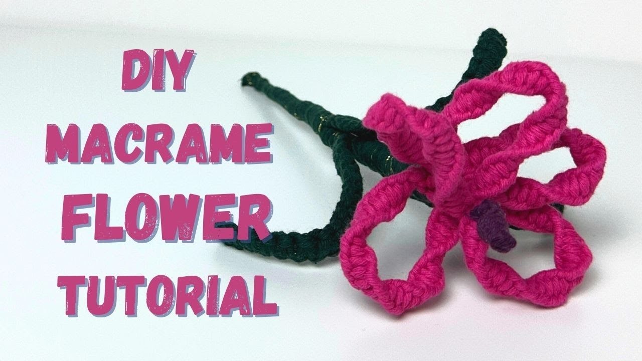 Macrame DIY, How to Make a Stunning Flower Decoration