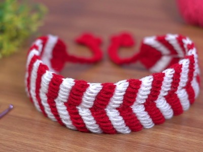 Mind blowing ???? Crochet hairband.Tunisian knitting.Tığ saç bandı.Tunus örgüsü.Sarita's creation