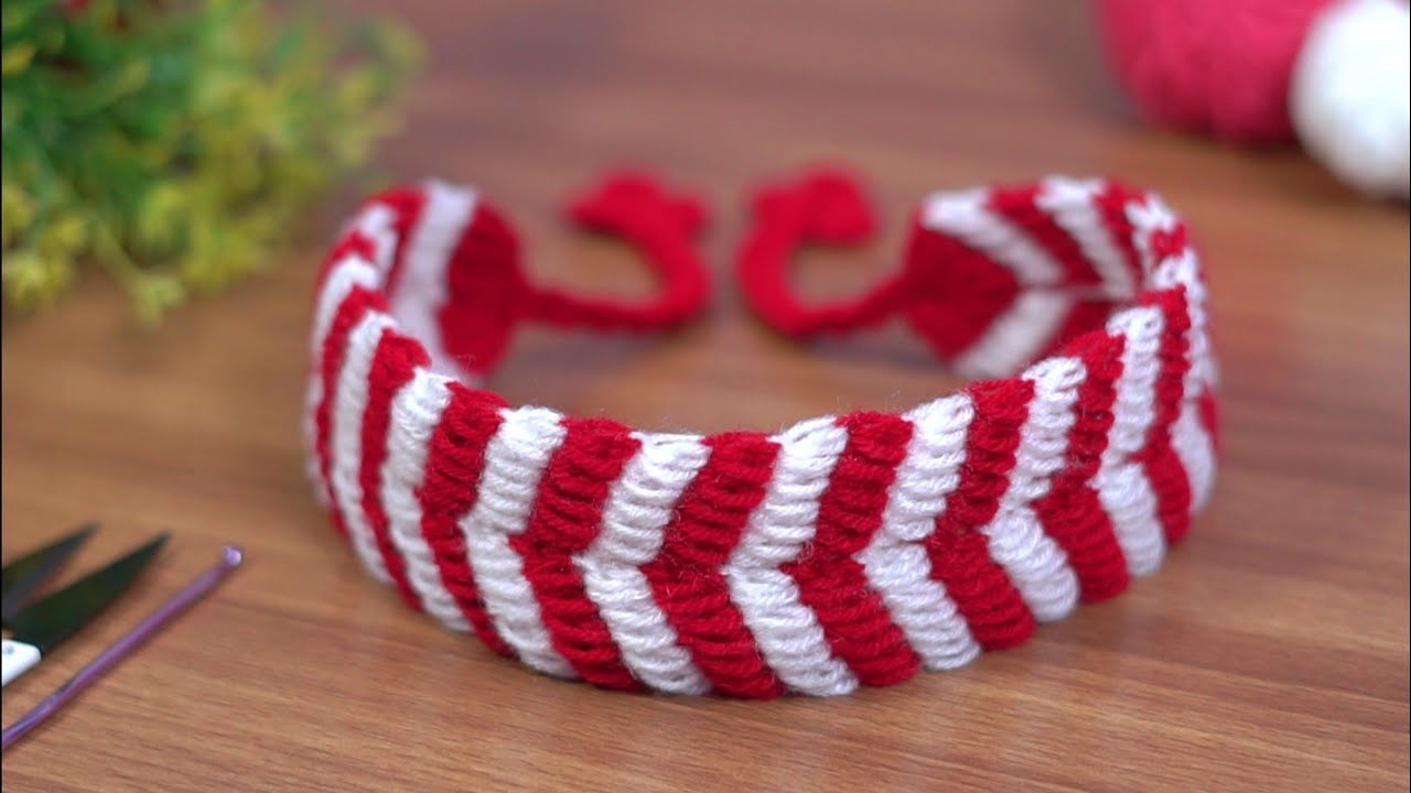 Mind blowing ???? Crochet hairband.Tunisian knitting.Tığ saç bandı.Tunus örgüsü.Sarita's creation