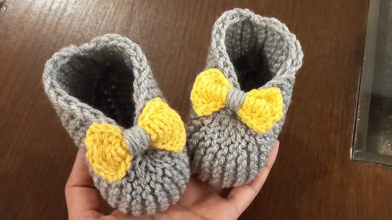 Perfect Method To Sew Crochet And Knitting Booties Slippers | Easy crochet knitting Clydknits
