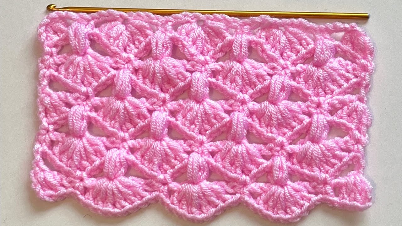 Perfect????Very Simple and Beautiful   Crochet design Scarf Blanket bedspread patterns