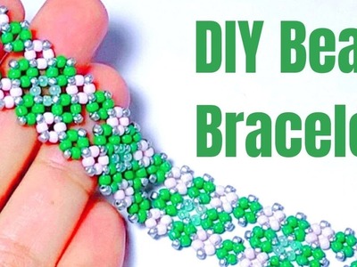 Seed Bead Bracelet Tutorial with Step by Step Instructions - Summer Bead Bracelet DIY Tutorial