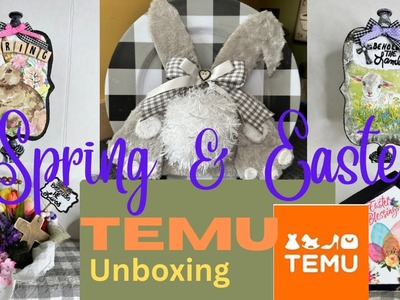 Spring and Easter Decor.DIY’s | TEMU UNBOXING