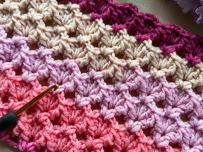 ⚡The Most Easy Crochet Pattern for Beginners!⚡✅ Lovely Crochet Stitch for Baby Blankets and Bags