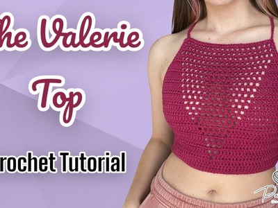 The Valerie Top Crochet Tutorial | DIY | PassioKnit Kelsie