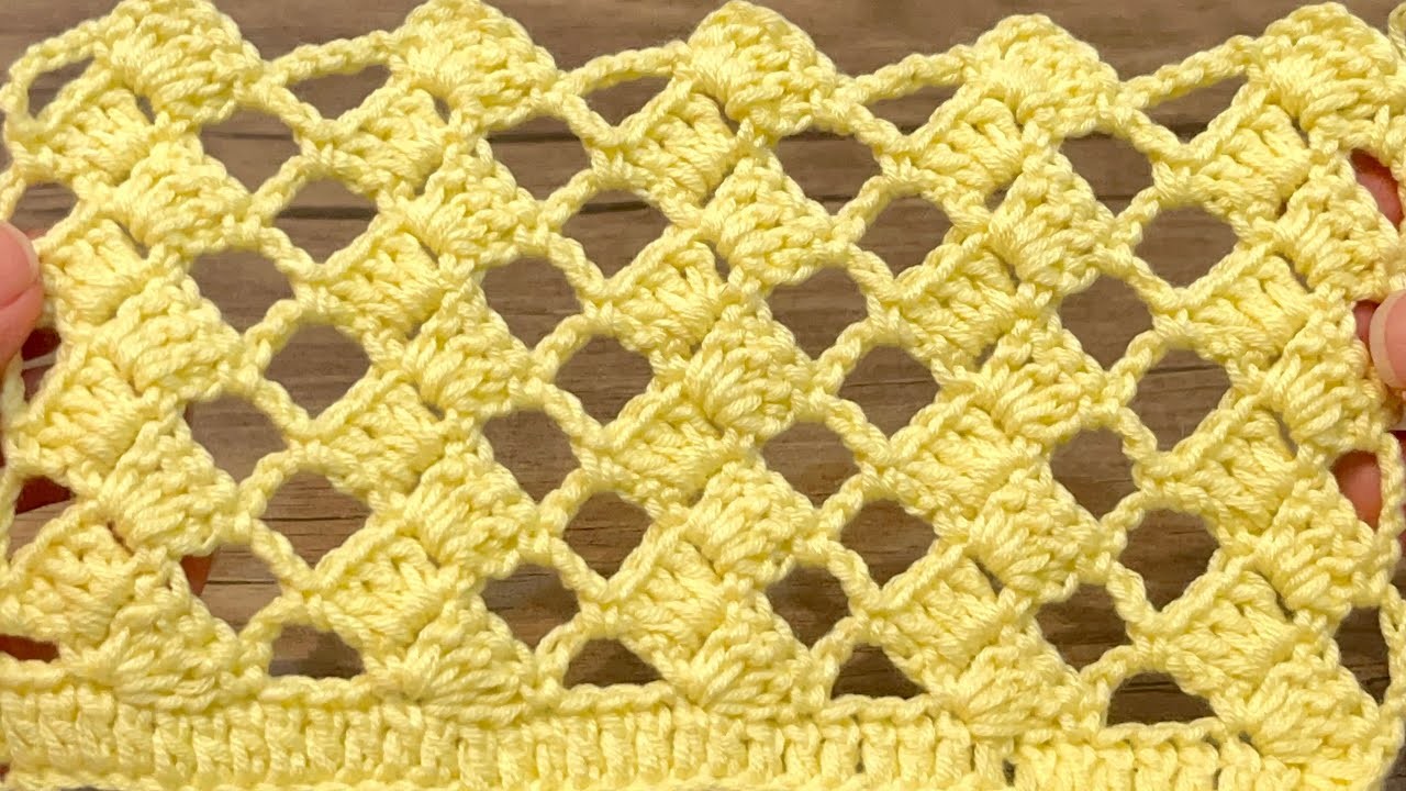 This Stitch is so Beautiful!???? You won't forget this Easy Crochet Knit ! Crochet baby blanket