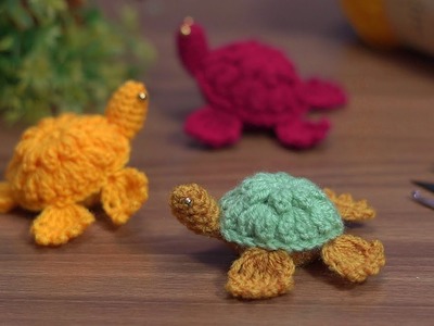 Tortoise ???? Crochet Pattern #knitting easy turtle shell cover.Kaplumbağa Tığ Deseni #tunusişi