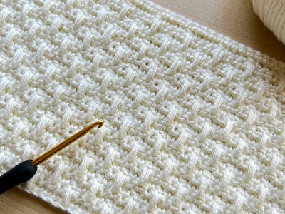 UNIQUE & EASY Crochet Pattern for Beginners! ???? UNUSUAL Crochet Stitch for Baby Blanket, Bag & Scarf