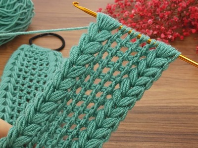 ⚡⚡Woow. !! Amazing ????????Very easy tunisian crochet models  very stylish hair band making #crochet