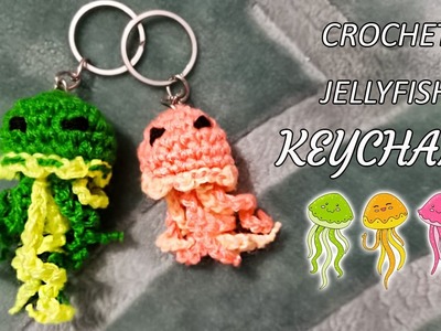 WOW! CUTE Little Jellyfish Amigurumi Keychain | Beginners Friendly Tutorial