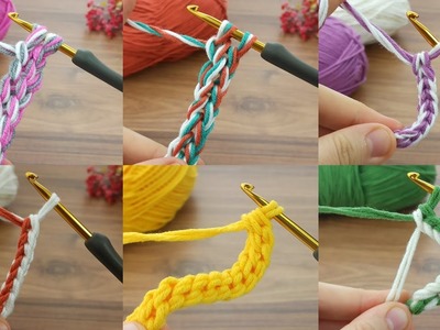 Woww süper Easy bag handle crochet chain making #crochet #knitting