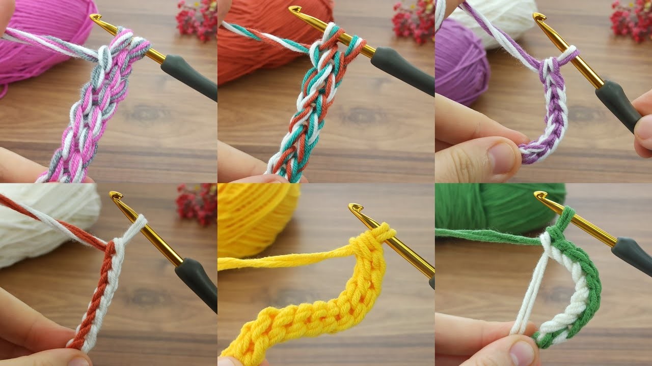 Woww süper Easy bag handle crochet chain making #crochet #knitting