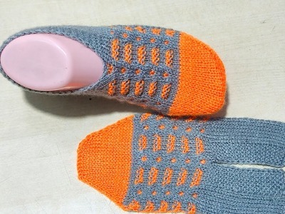 A brand new pattern knit ladies shoes socks booties