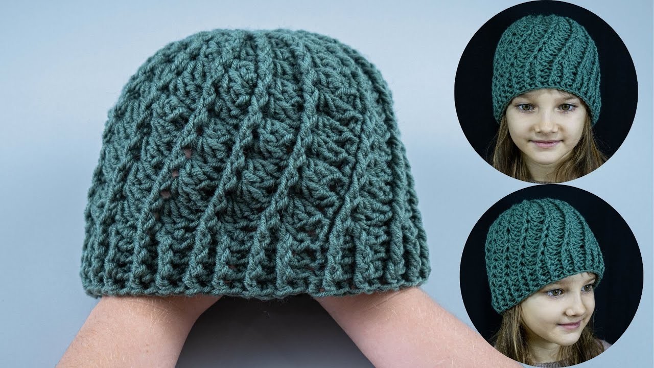 An easy crochet hat a detailed tutorial - even a beginner can handle it!